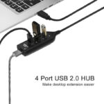 HUB 4 Ports USB2.0 High Speed Multi Splitter Expansion image #04