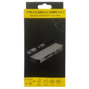 Hub USB‑C Combo 5‑en‑1 366