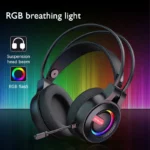 Casque Gaming Lenovo thinkplus G80-B 50mm RGB Noir