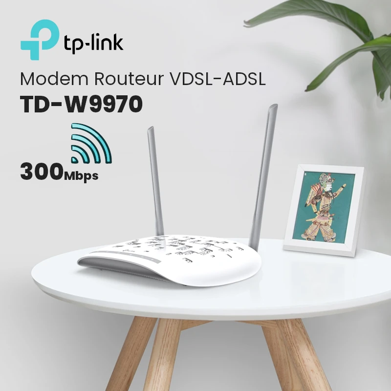 Modem Routeur VDSL-ADSL WiFi 300Mbps TP-Link TD-W9970 image #01 Modem Routeur VDSL-ADSL WiFi 300Mbps TP-Link TD-W9970 image #01