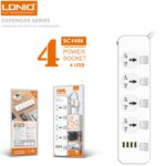 Multiprise LDNIO SC4408 avec 4 Prises 2500W 10A image #01