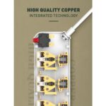 Multiprise LDNIO SC4408 avec 4 Prises 2500W 10A image #04