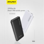 POWER BANK AWEI 10000mAh P28K – Image 2