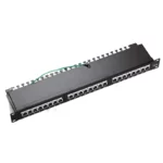 Panneau de brassage Capsys Cat 6 FTP 24 ports