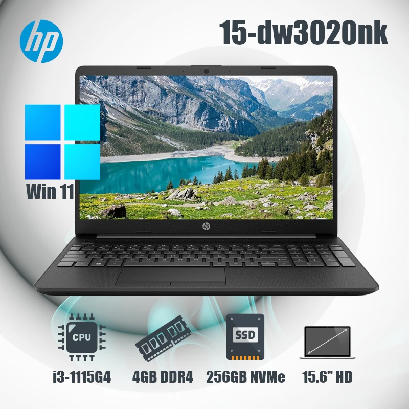 Pc Portable HP 15-dw3020nk i3-1115G4 4GB