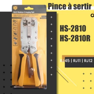 Pince à sertir modulaire HS-2810 RJ45