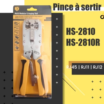 Pince à sertir modulaire HS-2810 RJ45