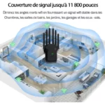 Répéteur WiFi AC1200 Mbps Dual Band 1