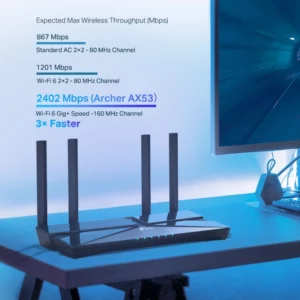 Routeur Wi Fi 6 TP Link Archer AX53(EU) Gigabit AX3000 2