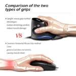 Souris Gaming Verticale Filaire Zelotes T-30 3200 DPI image #02