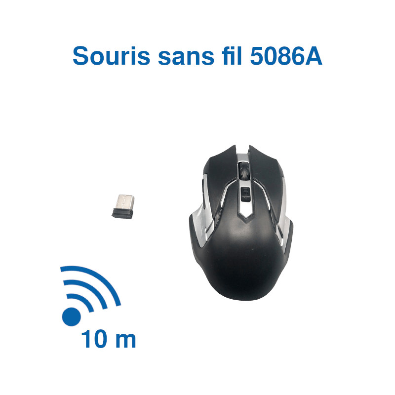 Souris sans fil 5086A Style Gaming Souris sans fil 5086A Style Gaming