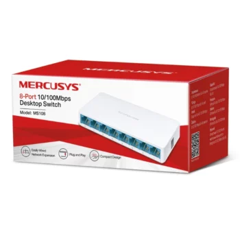 Switch Mercusys MS108 8-ports 10-100 Mbps image #01