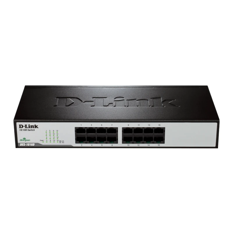 Switch Rackable 16 ports 10 100Mbps D Link DES 1016D image 01