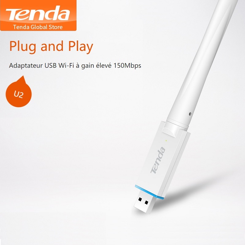 CLE WIFI TENDA U2 150Mbps GAIN ELEVE