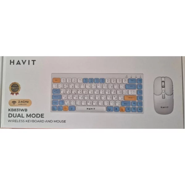 HAVIT KB831W Combo Clavier + Souris Sans Fil