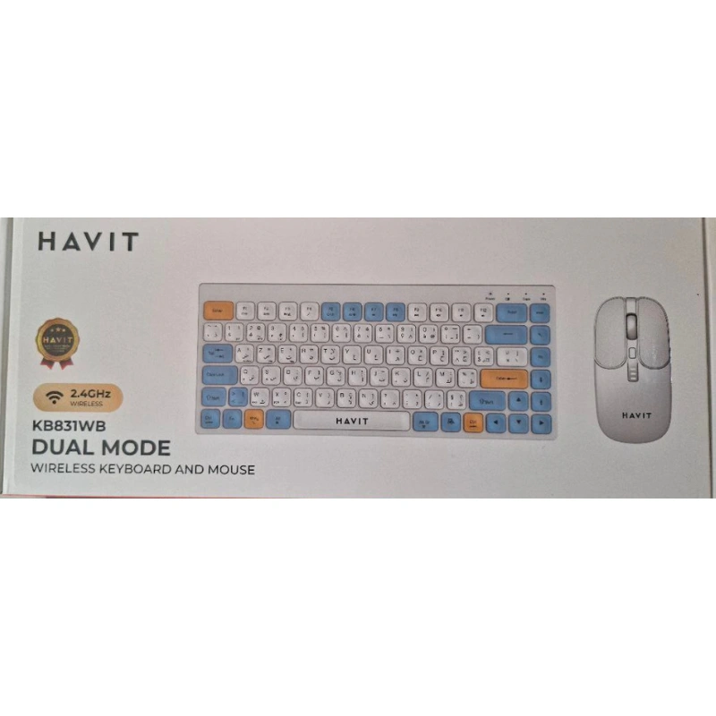 HAVIT KB831W Combo Clavier + Souris Sans Fil