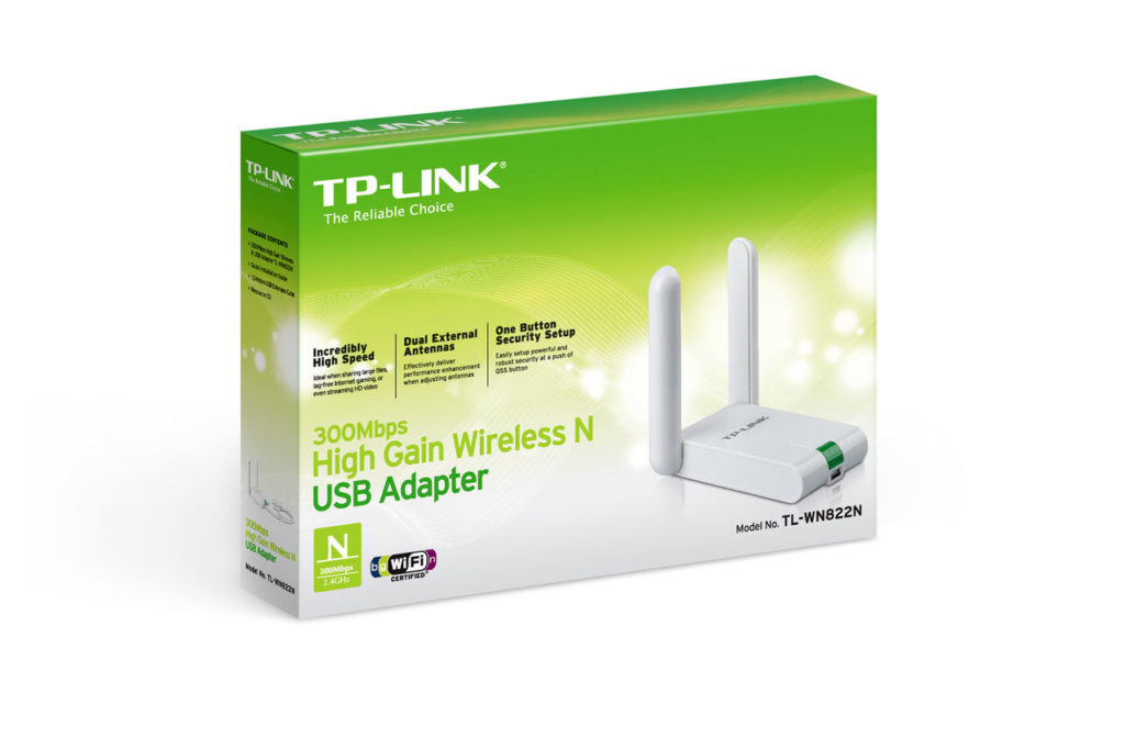 Adaptateur USB WiFi à gain élevé 300 Mbps TL-WN822N VER 5.0