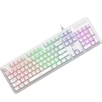 Clavier mécanique Havit KB870L White Mix Color – Image 3