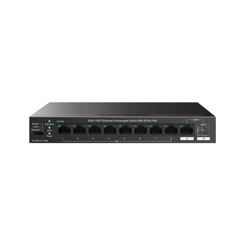 Switch Tenda TEG1110PF-8-120W