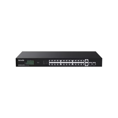 Switch Tenda TEG1128P-24-250W 2SFP – Switch PoE+ Gigabit 24 Ports 250W