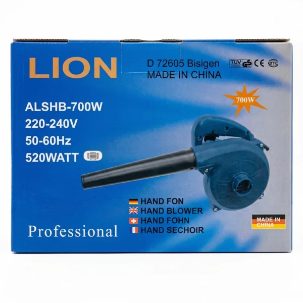 Aspirateur souffleur LION ALSHB-700W 520W avec fonction aspiration et soufflage
