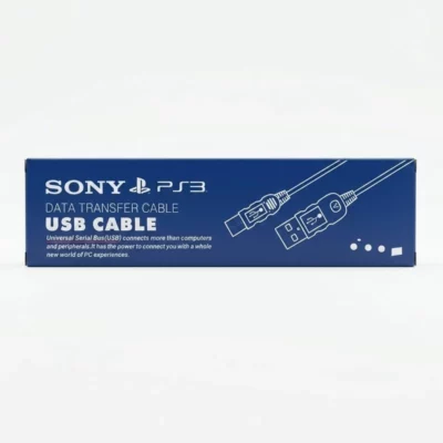Cable Data Manette PS3 USB vers Mini USB pour recharge et synchronisation DualShock 3