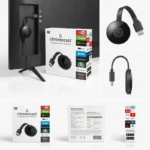 Chromecast 4K G2 Google TV avec télécommande vocale Algérie