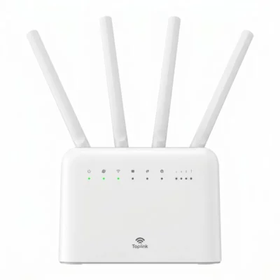 Le Routeur 4G TOPLINK MR715U WiFi 6 offre une connexion internet stable via carte SIM avec batterie intégrée 5000mAh et couverture réseau optimisée. Idéal pour la maison, le bureau, le télétravail et les zones sans fibre ni ADSL en Algérie