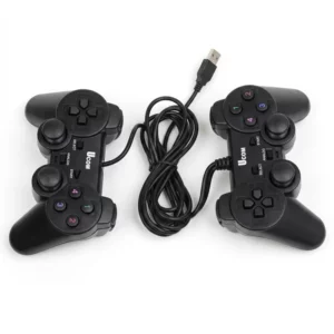 Double Manettes UCOM L6000 USB pour PC avec double vibration et joysticks analogiques