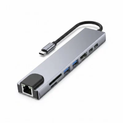 Hub Combo 8-en-1 Type-C adaptateur multiport Algérie