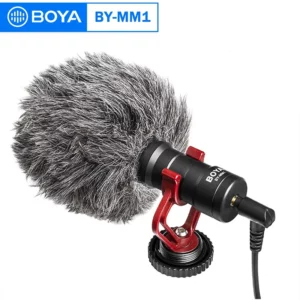 Microphone BOYA BY-MM1 cardioïde pour smartphone DSLR caméra vidéo