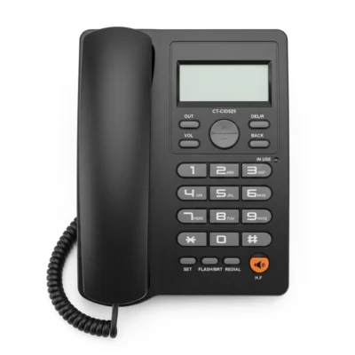 Téléphone Fixe CT-CID525 avec afficheur LCD et fonction Caller ID