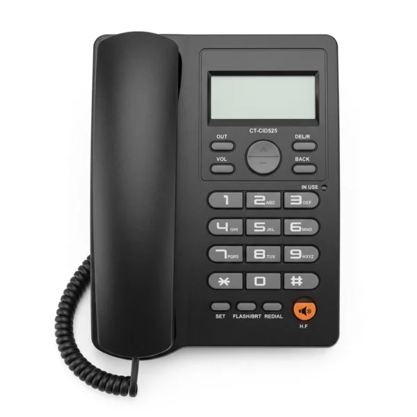Téléphone Fixe CT-CID525 avec afficheur LCD et fonction Caller ID