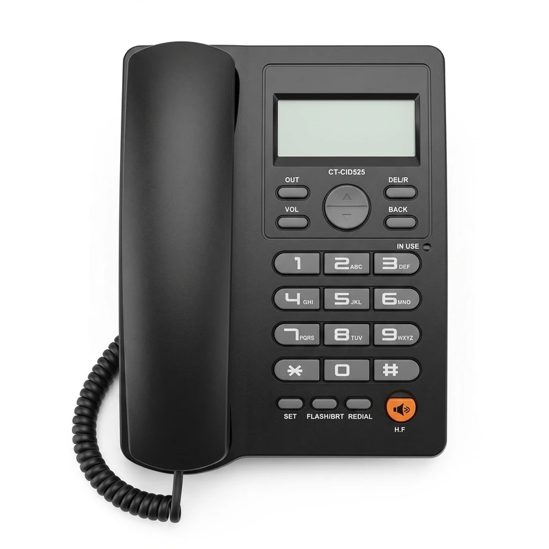 Téléphone Fixe CT-CID525 avec afficheur LCD et fonction Caller ID Téléphone Fixe CT-CID525 avec afficheur LCD et fonction Caller ID