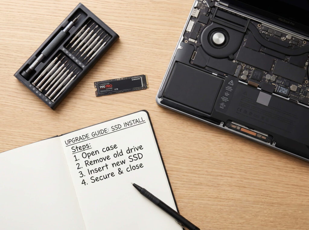 Pénurie de puces et explosion de l'IA : Pourquoi les prix des SSD et de la RAM grimpent en flèche et comment protéger votre budget IT. 6 installation nvme1