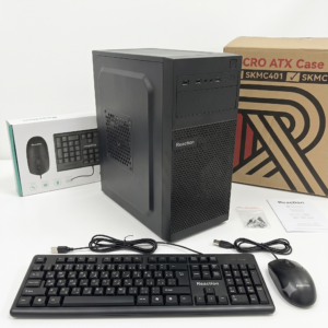 Boîtier PC Reaction SKMC401 Micro ATX noir professionnel type barebone avec clavier et souris en Algérie
