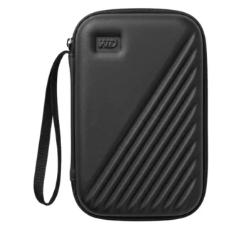 Pochette Étui anti-choc rigide noir pour disque dur externe Western Digital 2.5 pouces