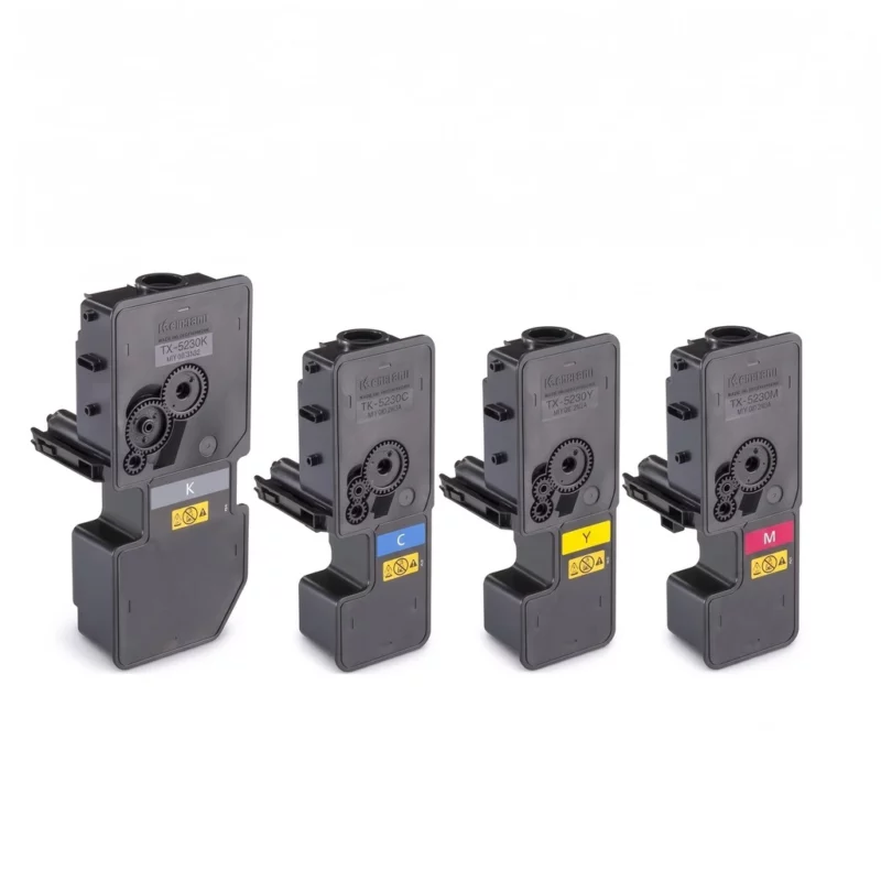 Pack 4 Toners Compatibles Kyocera TK-5220 TK-5230 (52215021) Noir et Couleurs