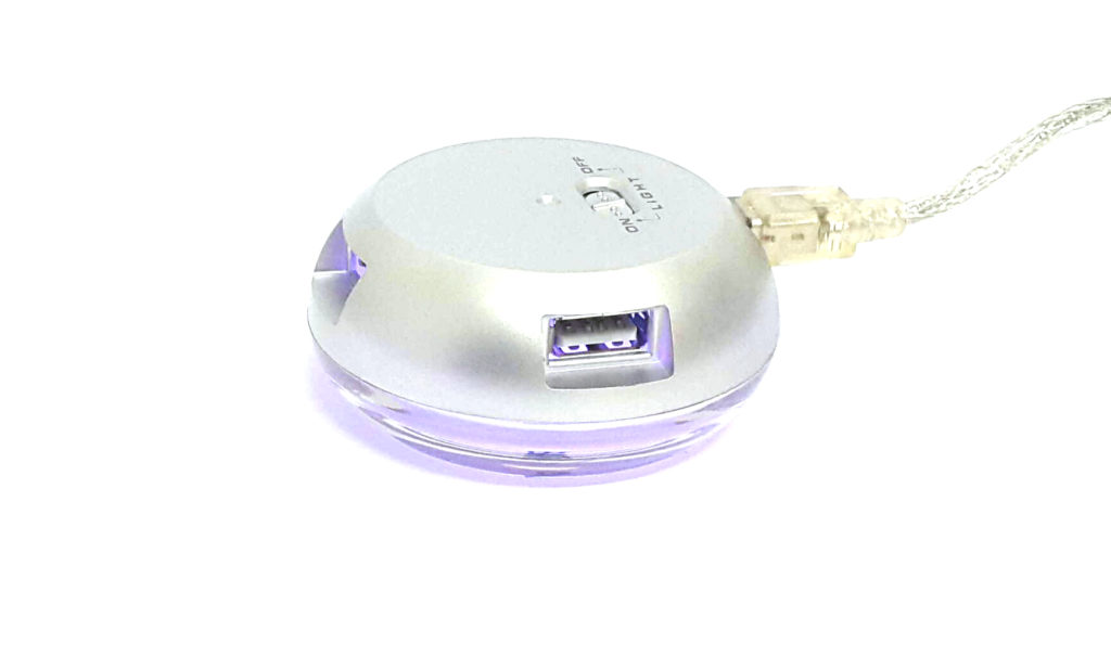 HUB USB 2.0 4 ports avec interrupteur marche/arrêt - CAPMICRO